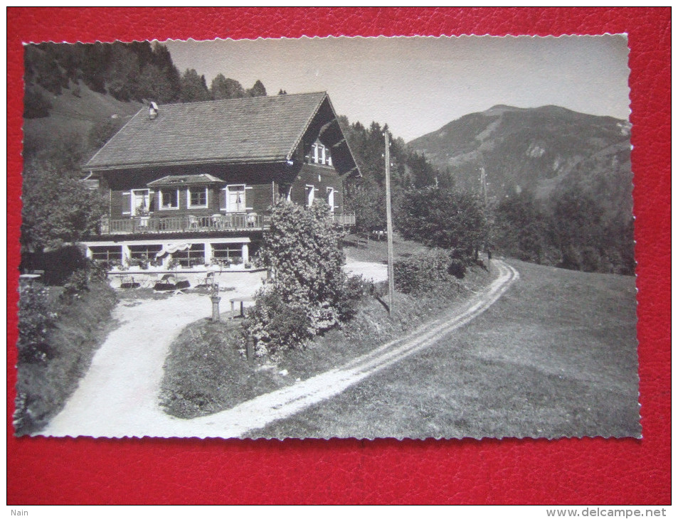 74 - LES CONTAMINES -  CARTE PHOTO - " HOTEL " LA GELINOTTE " -  RARE - - Contamine-sur-Arve