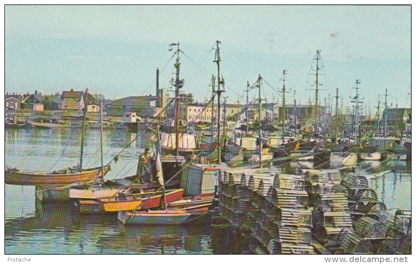 Glace Bay Harbour Nova Scotia Canada - Fishing Fleet - Boats - Unused - 2 Scans - Other & Unclassified