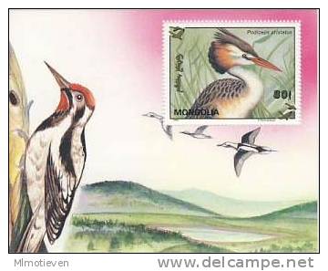 MDB-BK6-192 MINT ¤ MONGOLIA 1993 BLOCK ¤ OISEAUX - BIRDS OF THE WORLD - PAJAROS - VOGELS - VÖGEL - - Kranichvögel
