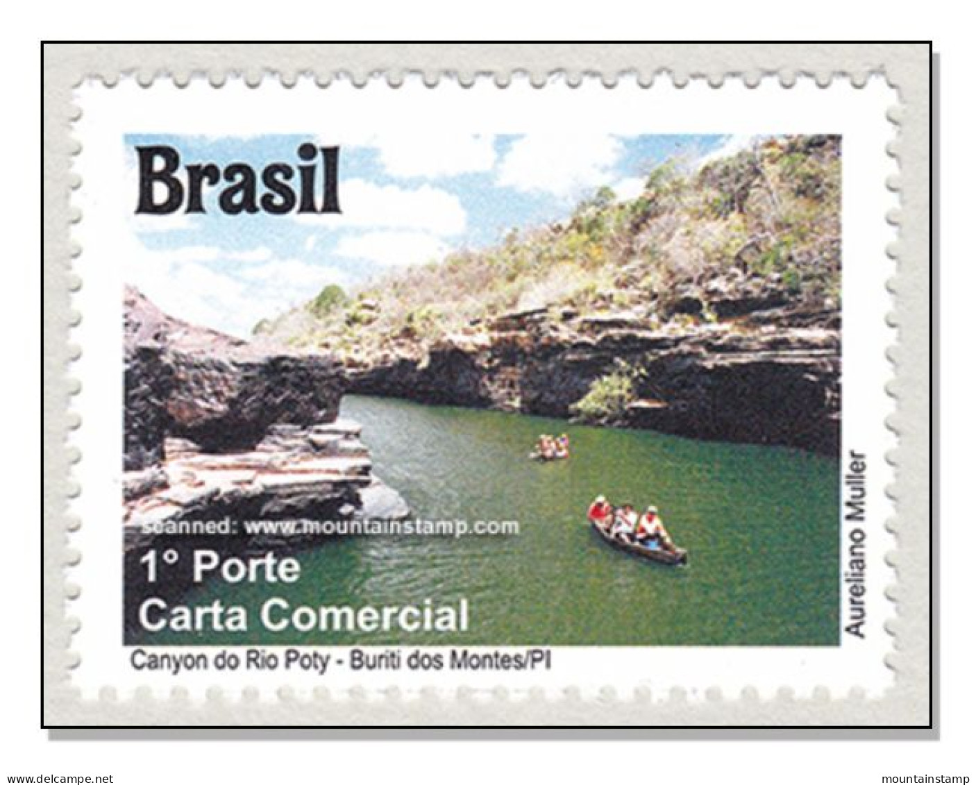 Brazil 2011 Piauí Cânion Do Rio Poty – Buriti Dos Montes River Boat Canyon MNH ** - Nuovi