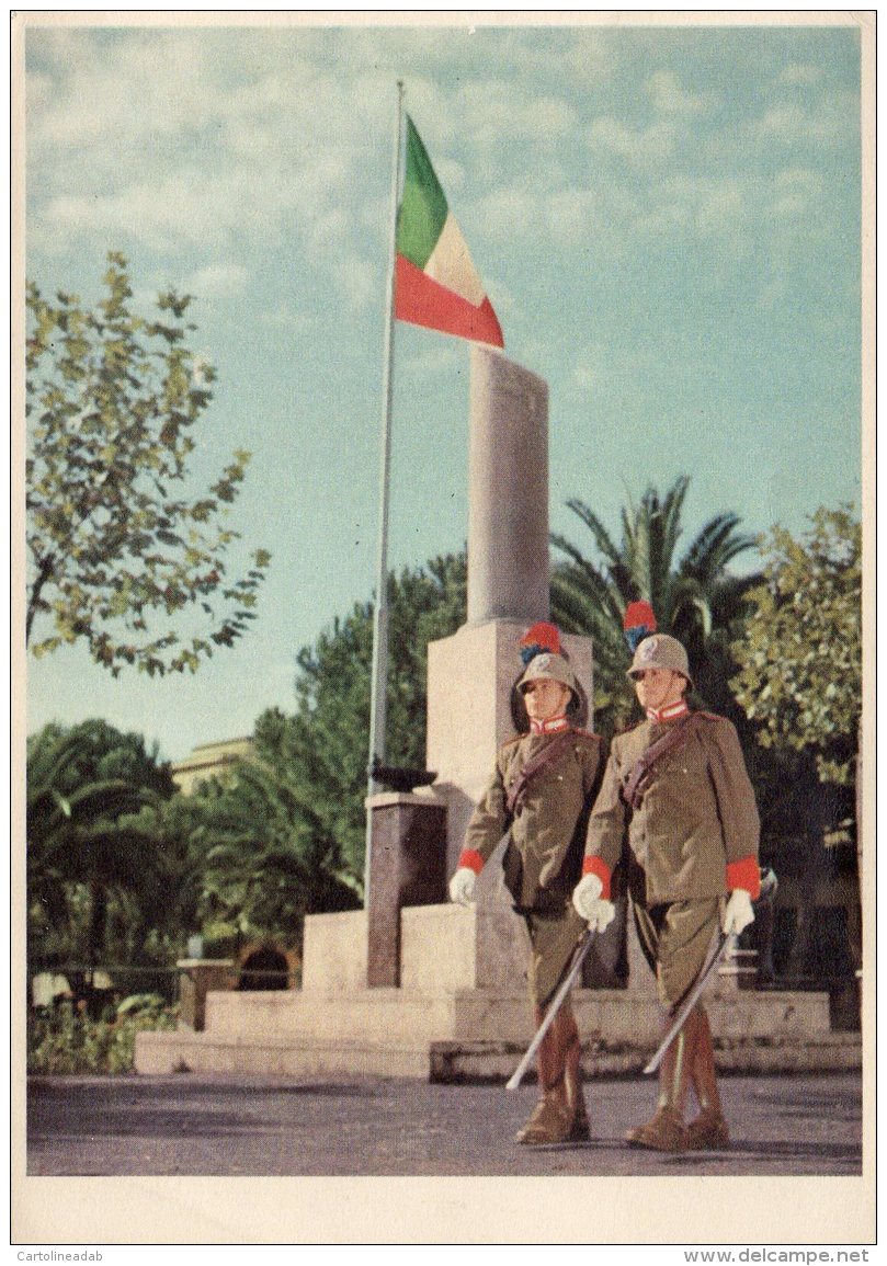 [DC9662] CPA - ARMA DEI CARABINIERI - GRANDE UNIFORME LIBICA 1911 - Non Viaggiata - Old Postcard - Uniformi
