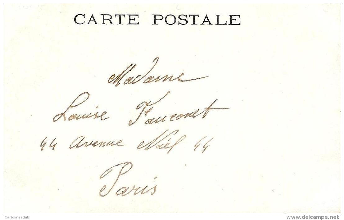 [DC3224] CPA - DONNA CON FIORI - Viaggiata 1904 - Old Postcard - Donne