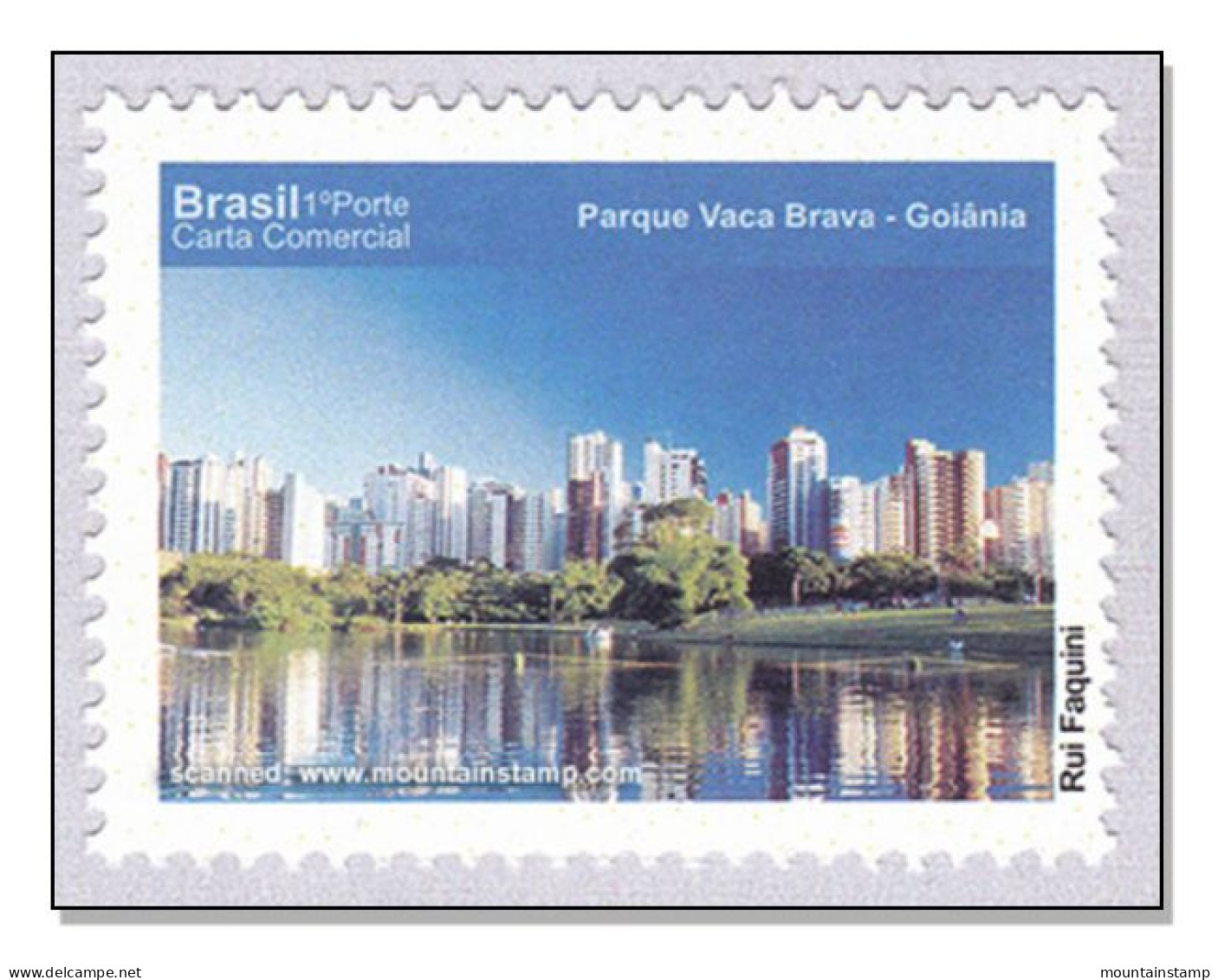 Brazil 2010 Goiás  Parque Vaca Brava – Goiânia Skyline City Architecture MNH ** - Unused Stamps