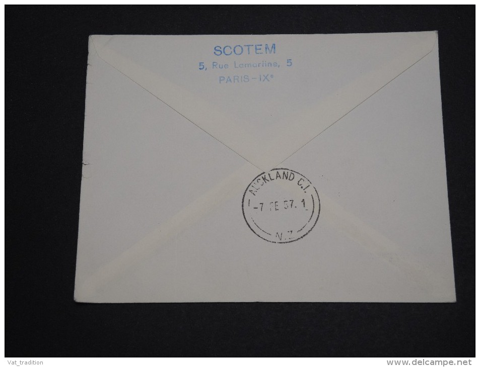 NOUVELLE CALÉDONIE - Enveloppe 1ère Liaison Nouvelle Calédonie / Nouvelle Zélande En 1957 - A Voir - L 2416 - Storia Postale