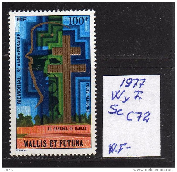 1971- Wallis Y Futuna -Sc - MNH - WyF-004 - Unused Stamps