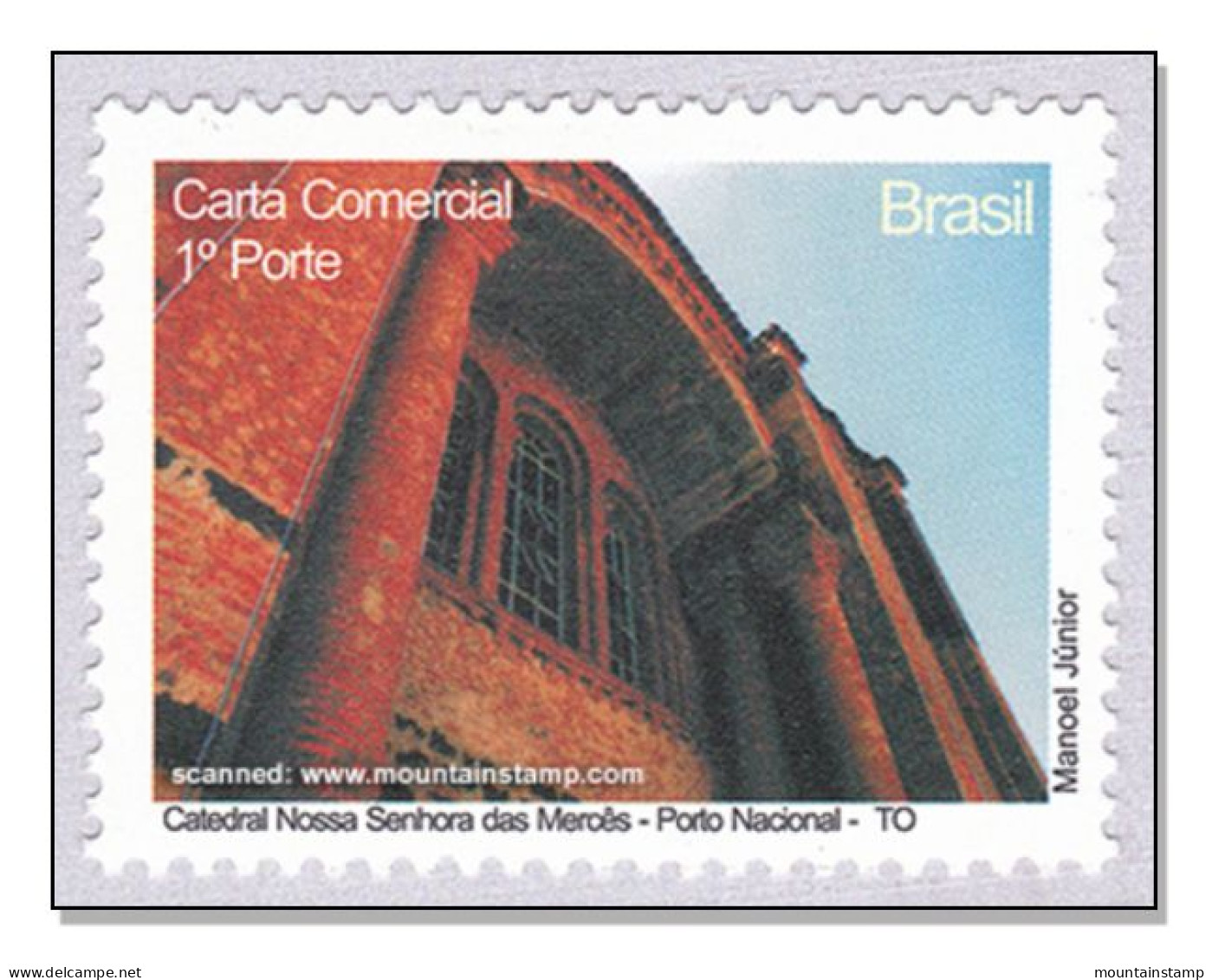 Brazil 2009 Tocantins Catedral Nossa Senhora Das Mercês - Porto Nacional Catherdral MNH ** - Unused Stamps