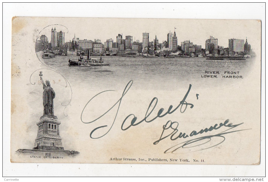 ETATS UNIS - NEW YORK - Statue Of Liberty 1900... - Statue Of Liberty