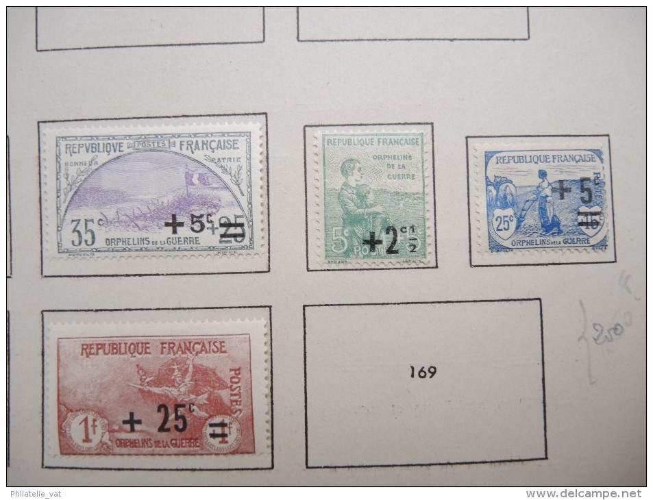 FRANCE - 1914/1927 - Timbres Charnières Propres - A Voir - P20649 - Other & Unclassified