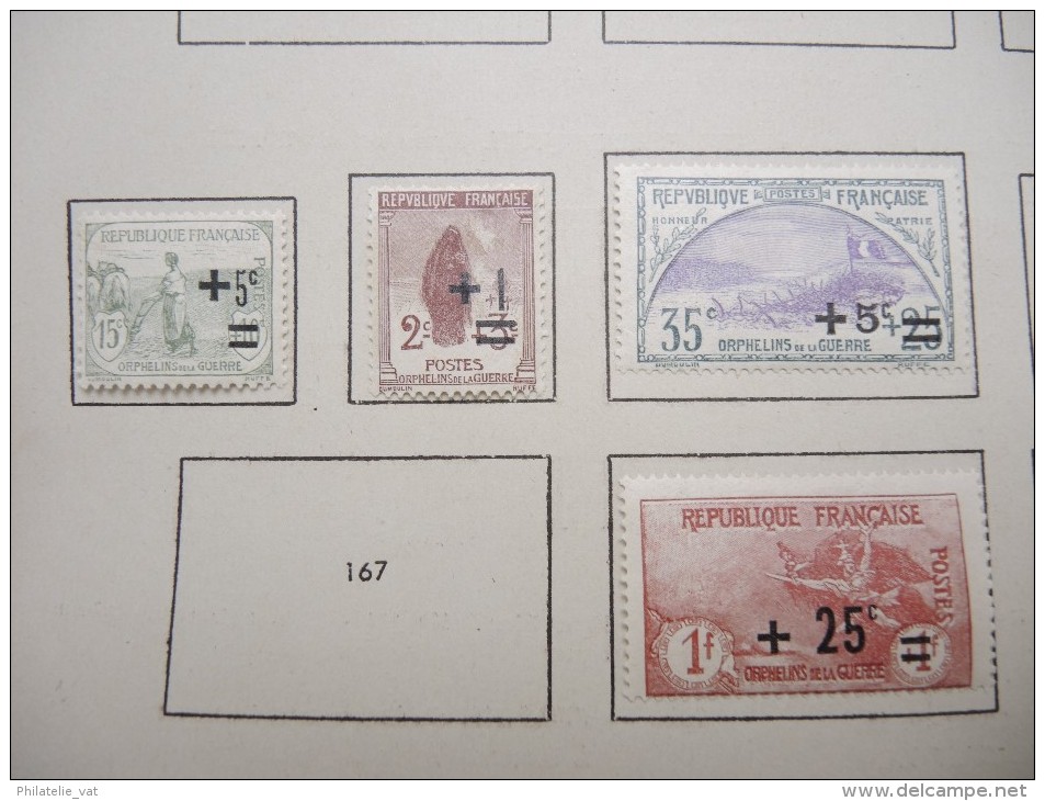 FRANCE - 1914/1927 - Timbres Charnières Propres - A Voir - P20649 - Other & Unclassified