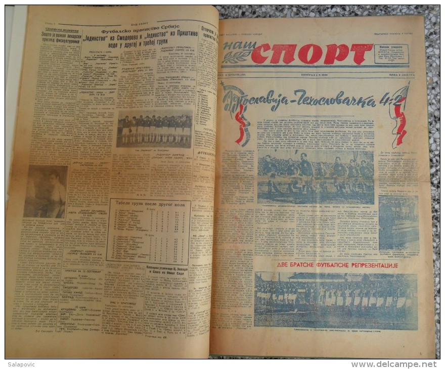 NARODNI SPORT 1946, NAS SPORT, START, GLAS SLAVONIJE, Sovetsky Sport, Moskovskij Komsomolets, FRANJO RUPNIK Yugoslav Na - Autres & Non Classés