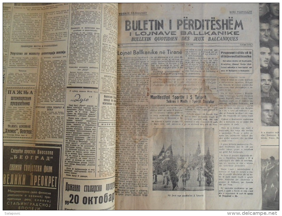 NARODNI SPORT 1946, NAS SPORT, START, GLAS SLAVONIJE, Sovetsky Sport, Moskovskij Komsomolets, FRANJO RUPNIK Yugoslav Na - Autres & Non Classés