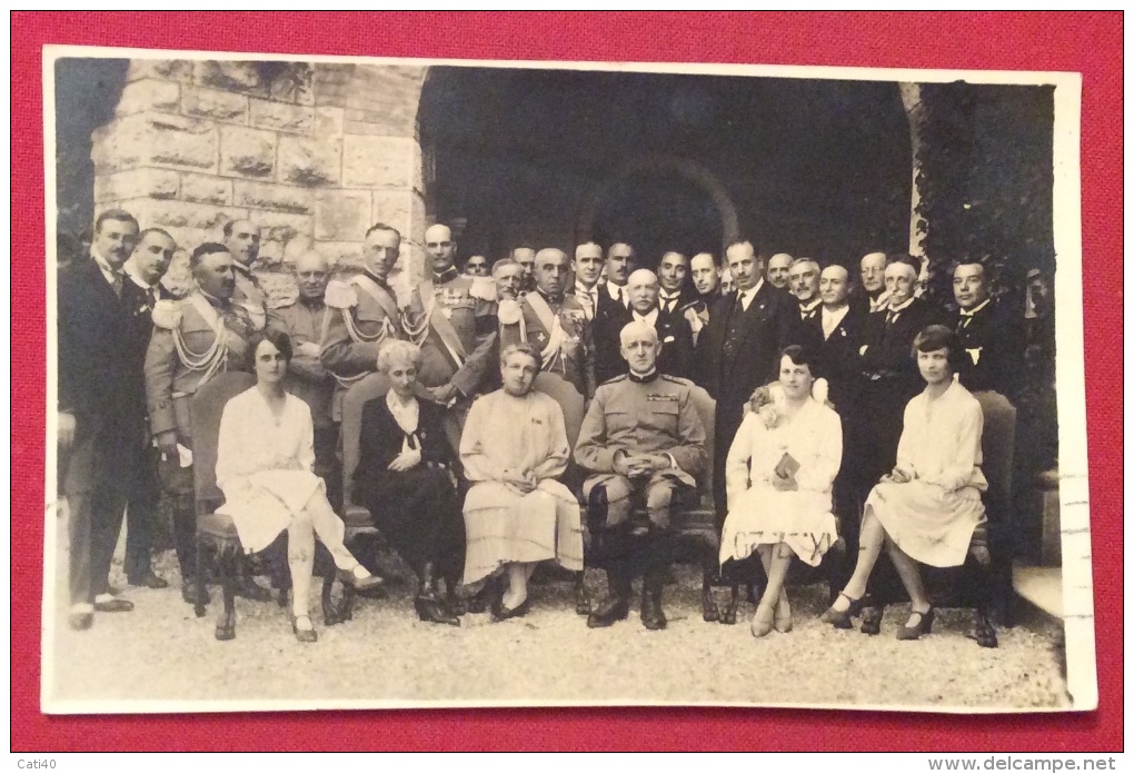 CAPRIVA DI CORMONS FRIULI ANNULLO SU CARTOLINA FOTOGRAFICA DI GRUPPO CON AUTORITÀ' - 1/2/1927 Come Da Foto - Gorizia