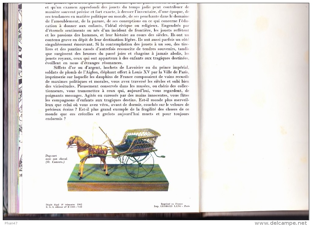 HISTOIRE DU JOUET, par M.M. RABECK-MAILLARD Conservateur du Musée d'Hstoire de l'Education, Ed. Hachette 1962