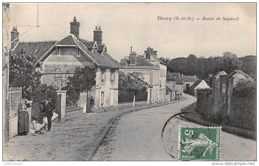 78-THOIRY- ROUTE DE SEPTEUIL - Thoiry