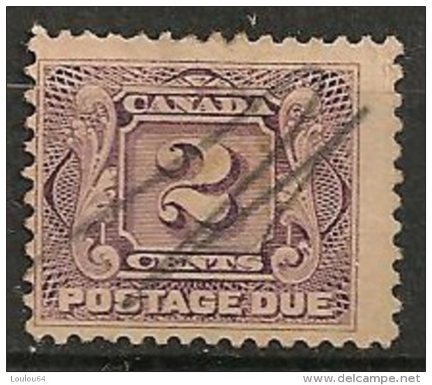 Timbres - Amérique - Canada - Postage Due - 1906 - 2 Cents  - - Port Dû (Taxe)