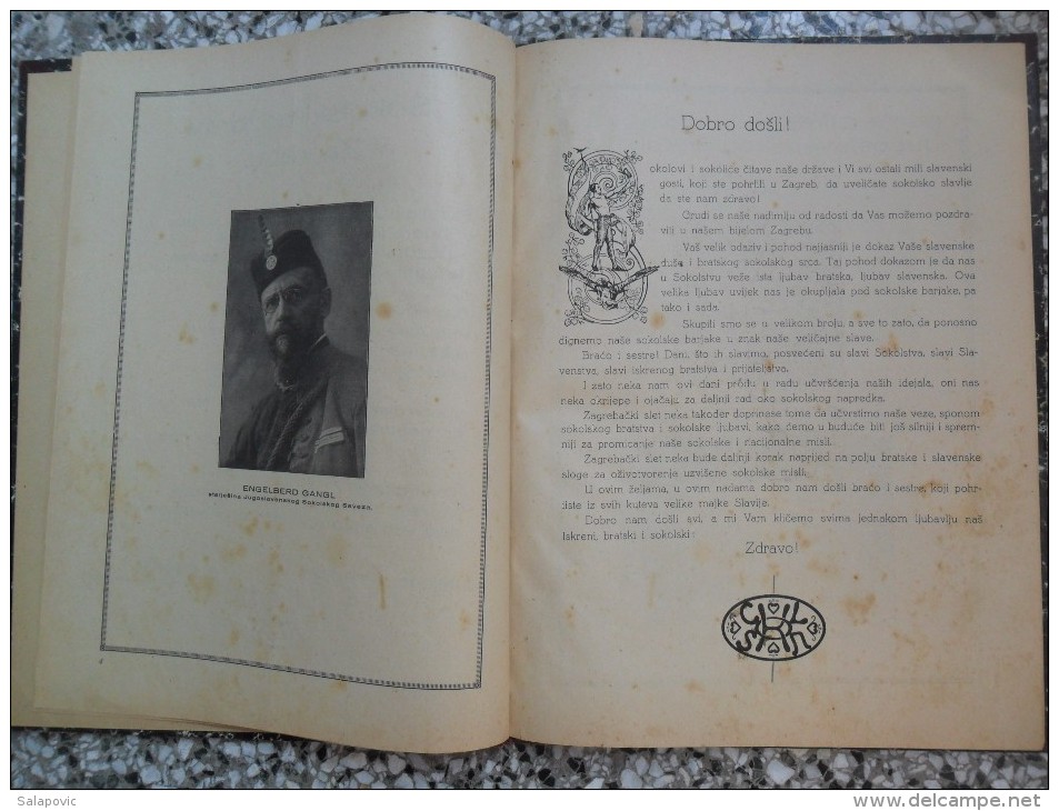 SOKOL, Sokolski Slet U Zagrebu Dana 15., 16. I 17. Augusta 1924 - Altri & Non Classificati