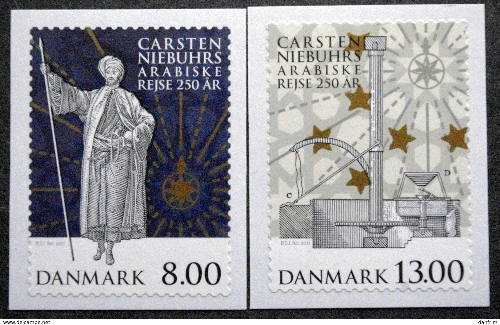 Denmark 2011   Carsten Niebuhrs Arab Expedition   . Minr. 1648-49A  MNH (**) ( Lot L 3113) History - Explorers - Nuovi