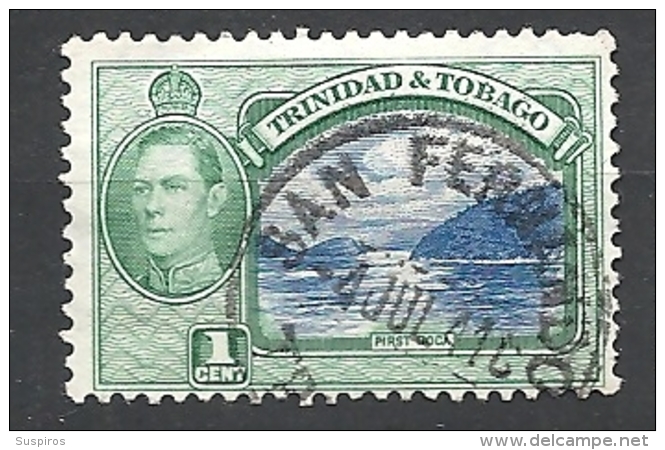 TRINIDAD & TOBAGO    1938 -1944 King George VI, Landscapes And Buildings USED - Trinité & Tobago (...-1961)