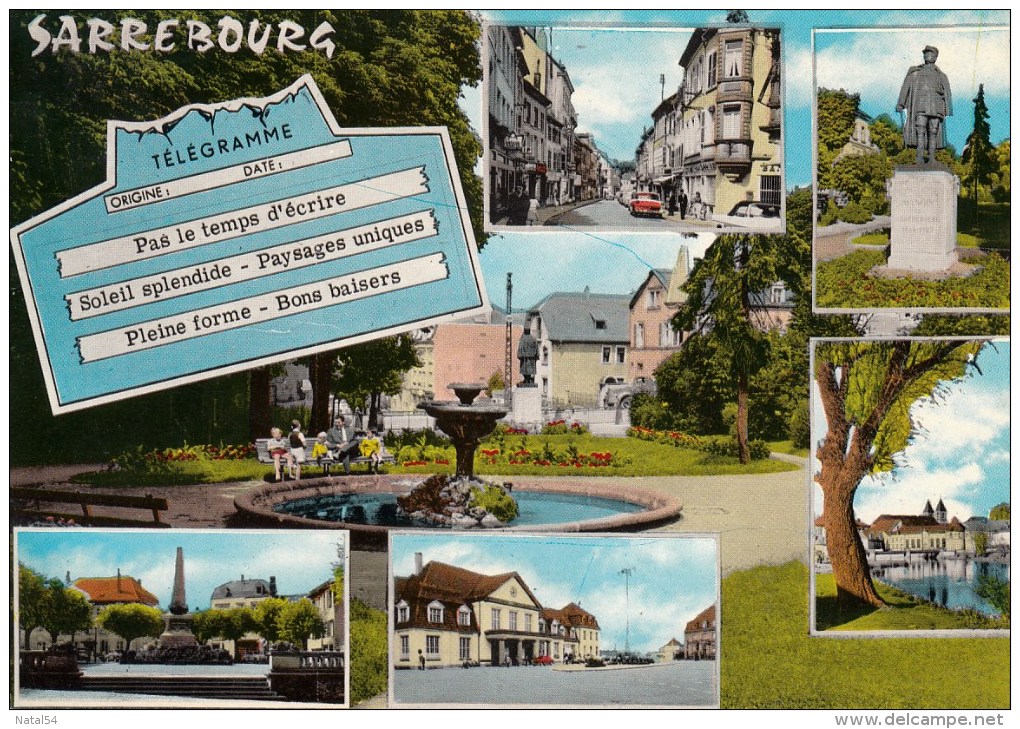 57 - Sarrebourg : Multivues - CPM écrite - Sarrebourg