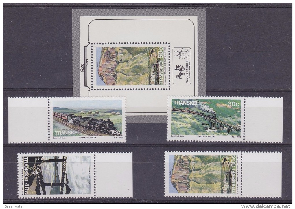 Transkei 1989 Trains 4v + M/s ** Mnh (32652) - Transkei