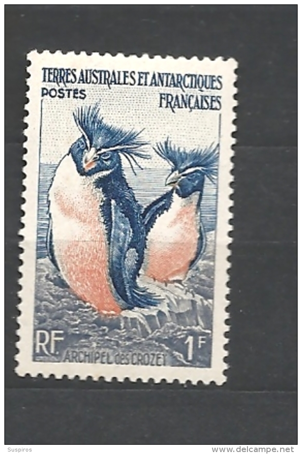 TAAF Territori Australi E Antarchiche Francese 1956 Penguins And Seals Mint - Faune Antarctique