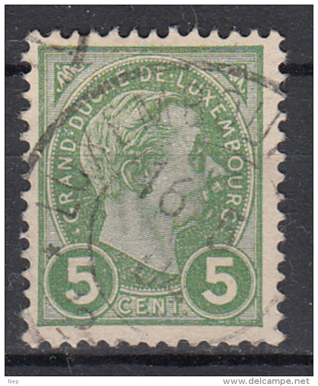 LUXEMBURG - Michel - 1895 - Nr 70 - Gest/Obl/Us - 1895 Adolphe Profil