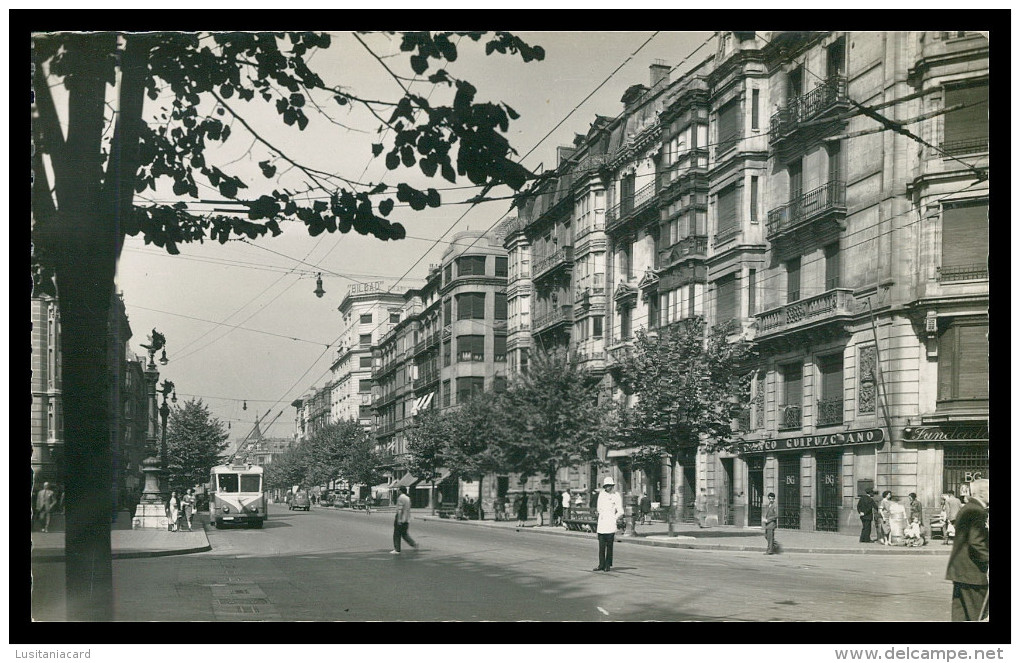 BILBAO- Gran Via López De Haro ( Ed.Garcia Garrabella Nº 35)  Carte Postale - Vizcaya (Bilbao)