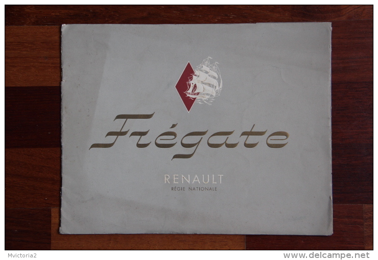 Superbe Dépliant Publicitaire RENAULT " FREGATE ".Magnifiques Illustrations. - Publicités