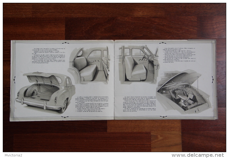 Superbe Dépliant Publicitaire RENAULT " FREGATE ".Magnifiques Illustrations. - Publicités