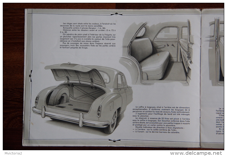 Superbe Dépliant Publicitaire RENAULT " FREGATE ".Magnifiques Illustrations. - Publicités