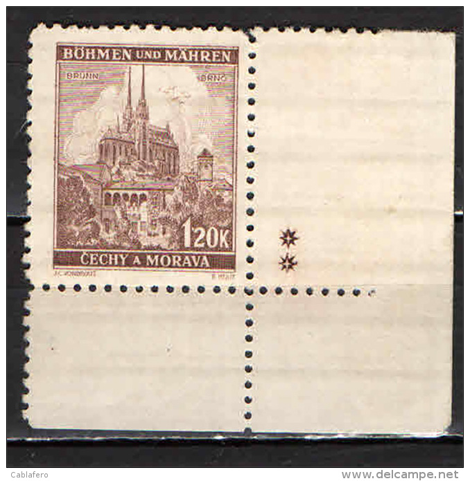 BOEMIA E MORAVIA - 1940 - BRNO - NUOVO MNH - Nuovi