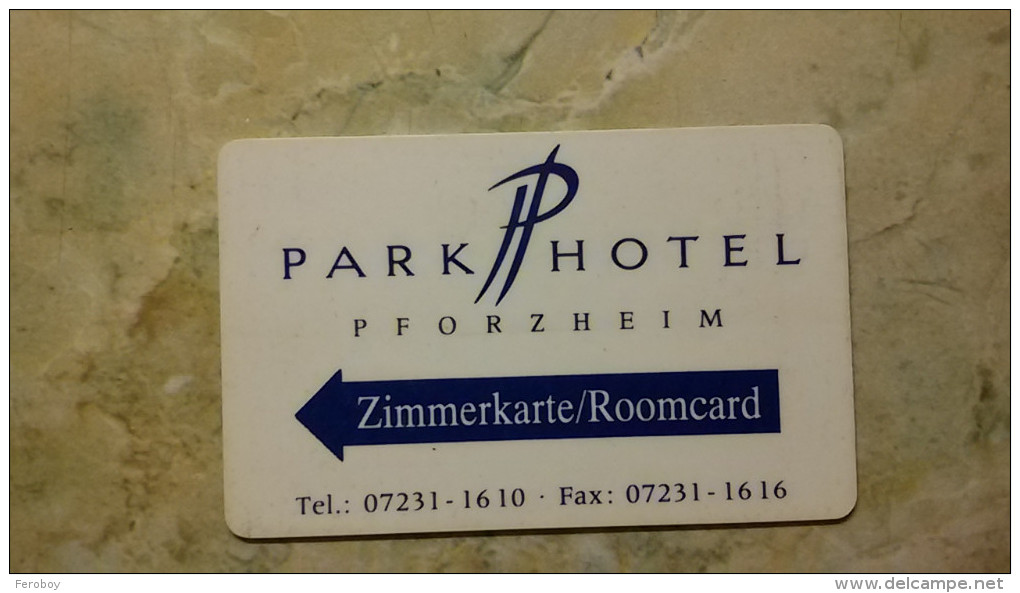 Germany- Nice Hotel Key Card, Park Hotel - Hotelkarten