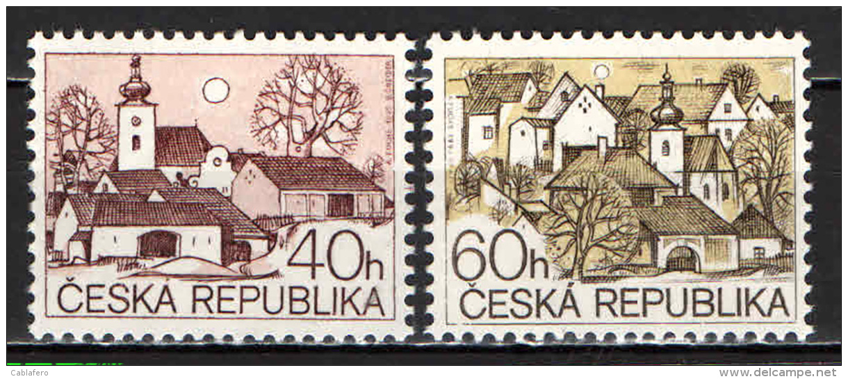 REPUBBLICA CECA - ARCHITETTURA RURALE - NUOVI MNH - Unused Stamps