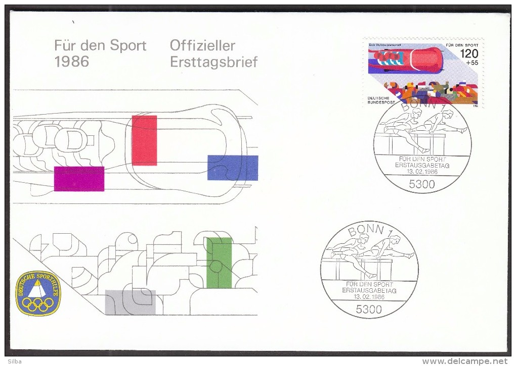 Germany Bonn 1986 / For Sport / Bobsleigh, Athletics - Wintersport (Sonstige)