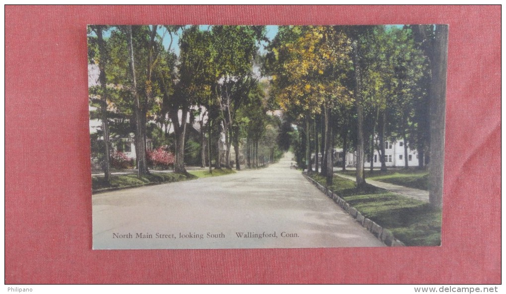 Connecticut> Wallingford  North Main Street  Hand Colored  - Ref 2341 - Other & Unclassified