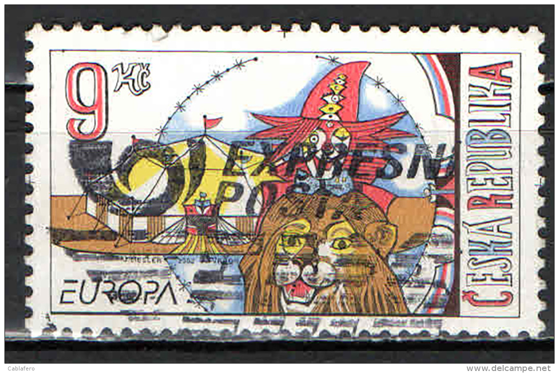 REPUBBLICA CECA - 2002 - EUROPA - USATO - Used Stamps