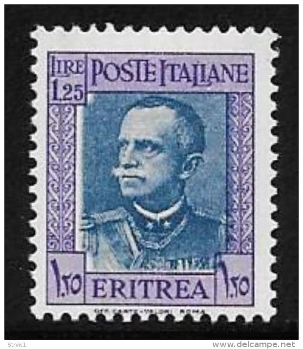 Eritrea, Scott # 156 Mint Hinged Victor Emmanuel Lll, 1931 - Eritrea