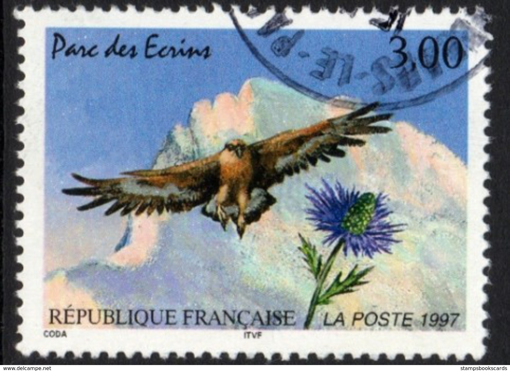 France Bird Of Prey Stamp Fine Used - Eagles & Birds Of Prey