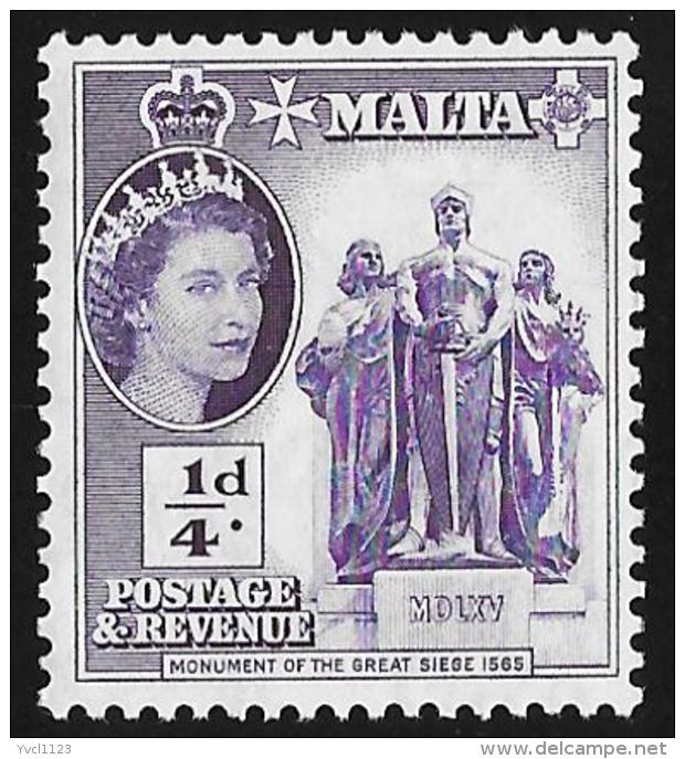 MALTA - Scott #246 Monument Of The Great Siege Of 1565 / Mint H Stamp - Malta (...-1964)