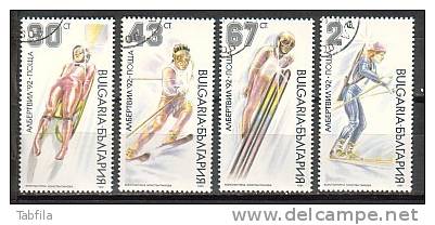 BULGARIA  BULGARIE - 1991 - Jeux Olimpiques Hivers - Albertville 1992 - Obl. - Gebraucht