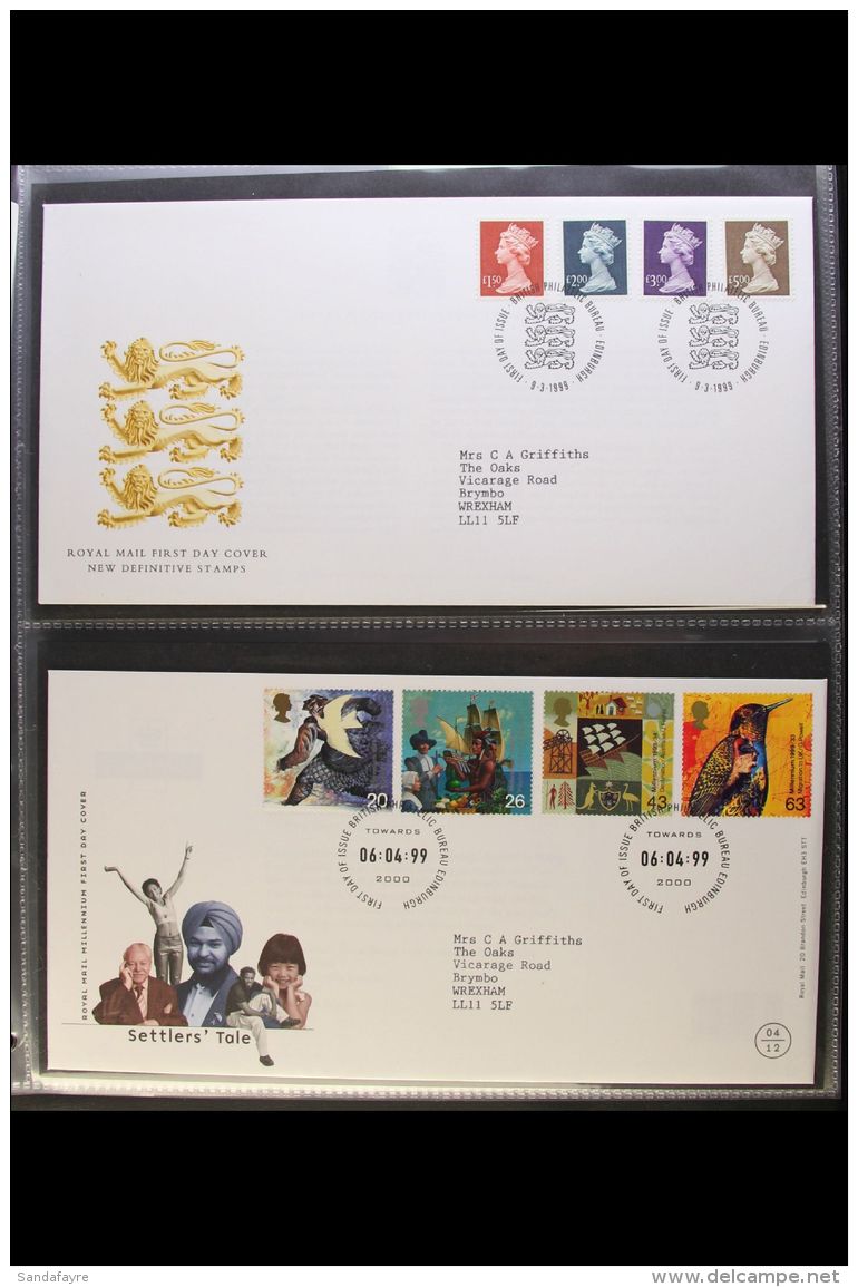 1995-99 HIGHLY COMPLETE COLLECTION An Attractive Collection Of Illustrated Covers With Neatly Typed Addresses, Inc... - FDC