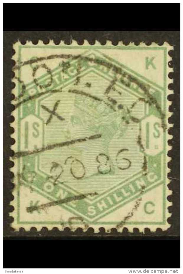 1883 1s Dull Green, SG 196, Very Fine Used, Well Centered With Good Colour &amp; Full Perfs. Pretty, Fully Dated... - Other & Unclassified