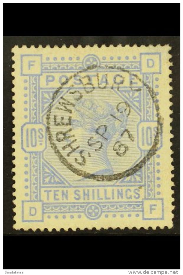 1883 - 4 10s Cobalt, On White Paper, SG 182, Fine Used. Small Thin Area To Top Right Corner Perfs Otherwise Well... - Other & Unclassified