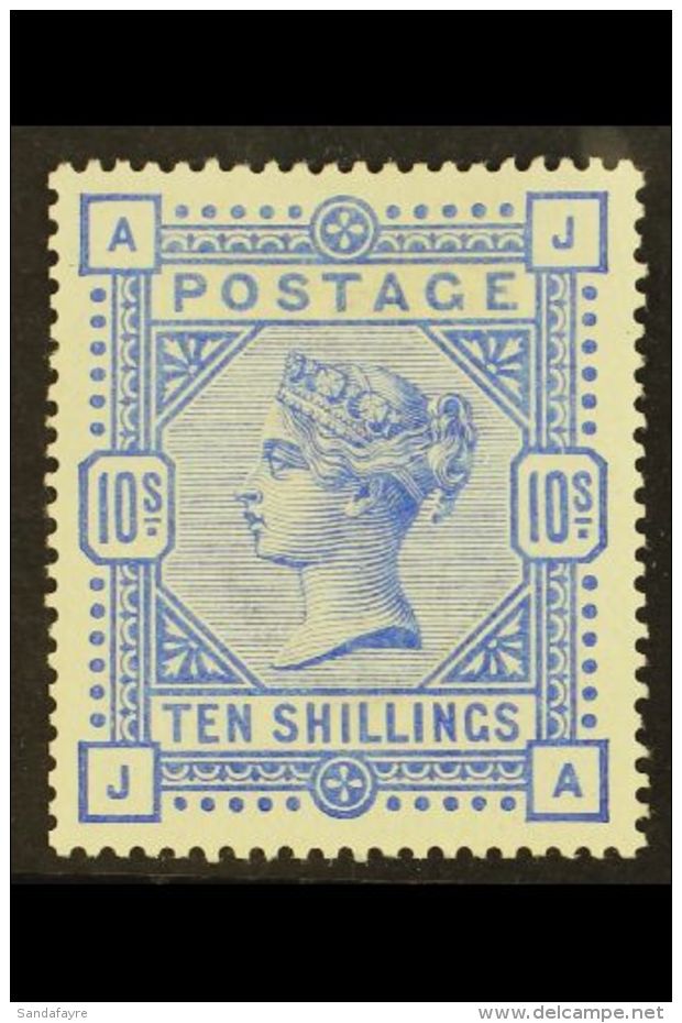 1882 10s Ultramarine, SG 183, Superb Mint Og. Lovely Well Centerd Stamp. For More Images, Please Visit... - Other & Unclassified