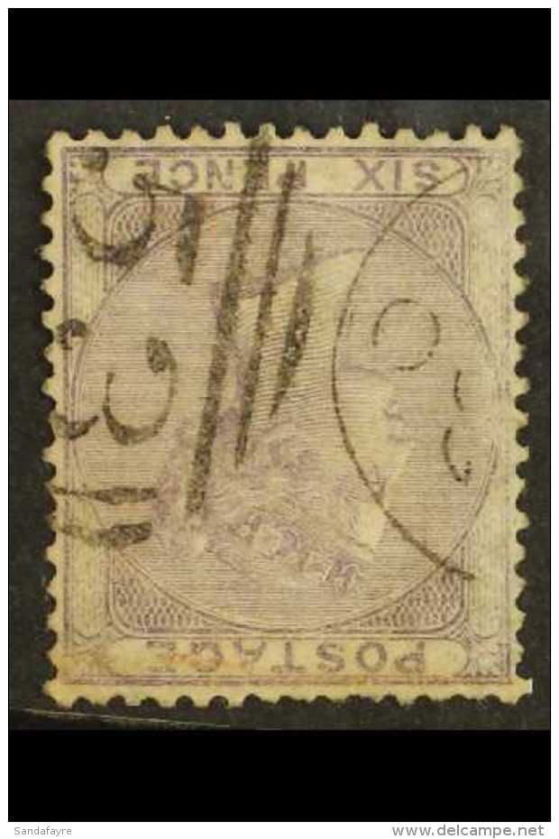 1855-57 6d Deep Lilac, "inverted Watermark" Variety, SG 69wi, Very Fine Used, Particularly Well - Centered Example... - Other & Unclassified