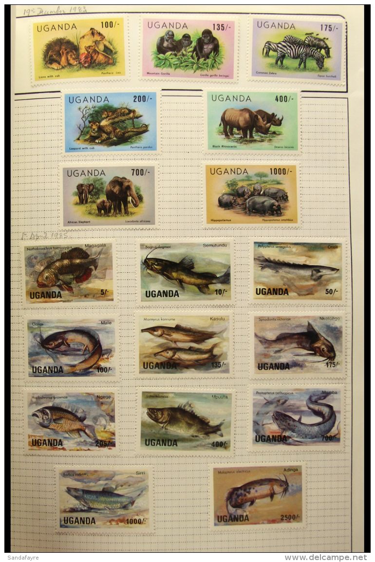 1962-89 EXTENSIVE FINE MINT COLLECTION Neatly Presented In A Small Spring Back Album. We See A Wealth Of Complete... - Uganda (...-1962)