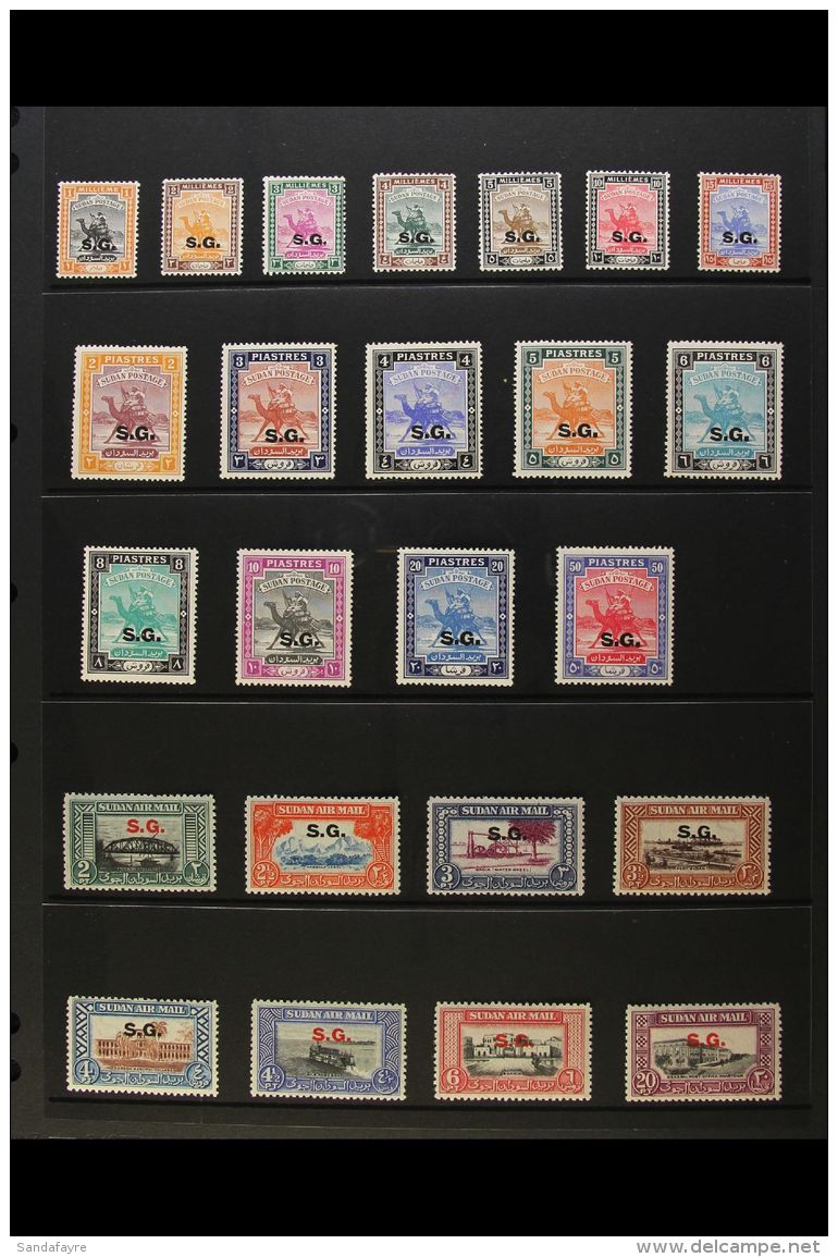 OFFICIALS 1948-1951 Complete Never Hinged Mint. With 1948 Arab Postman Complete Set, 1950 Air Set And 1951... - Sudan (...-1951)