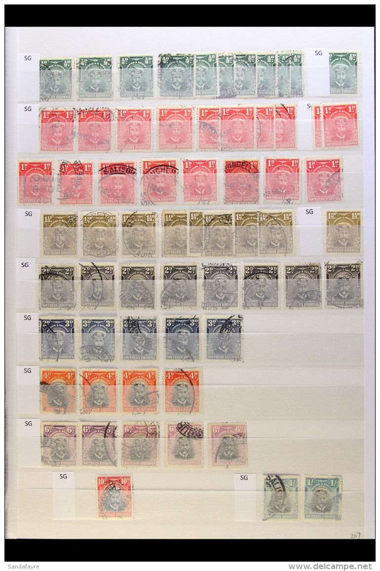 1924-1964 POWERFUL MINT AND USED Ranges On Stockleaves, Some Duplication And A Few Small Faults Here And There,... - Rhodesia Del Sud (...-1964)