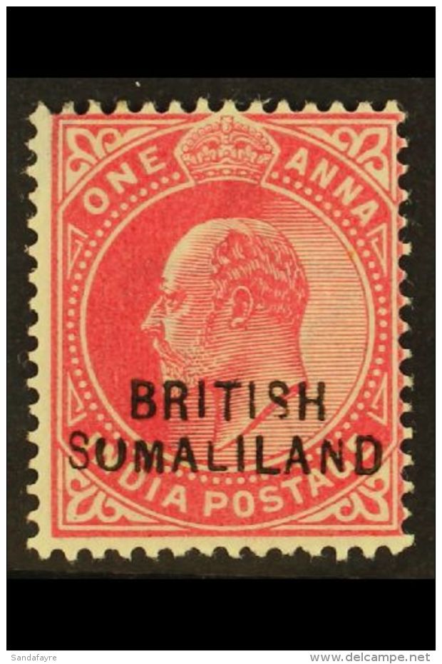 1903 1a Carmine "SUMALILAND" Opt Variety, SG 26c, Fine Mint For More Images, Please Visit... - Somaliland (Protectorate ...-1959)