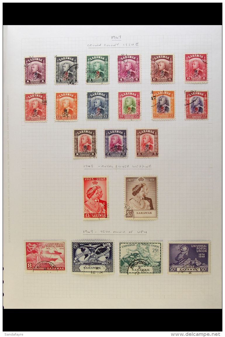 1946-1986 COMPLETE VERY FINE USED A Complete Basic Run From 1946 Centenary Set Right Through To 1986 Set, SG 146... - Sarawak (...-1963)